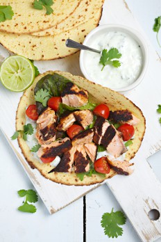Gluten-free Salmon Tortilla
