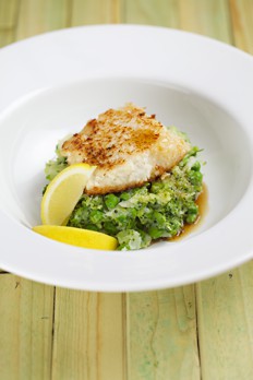 coconut cod with brolli mash recipe