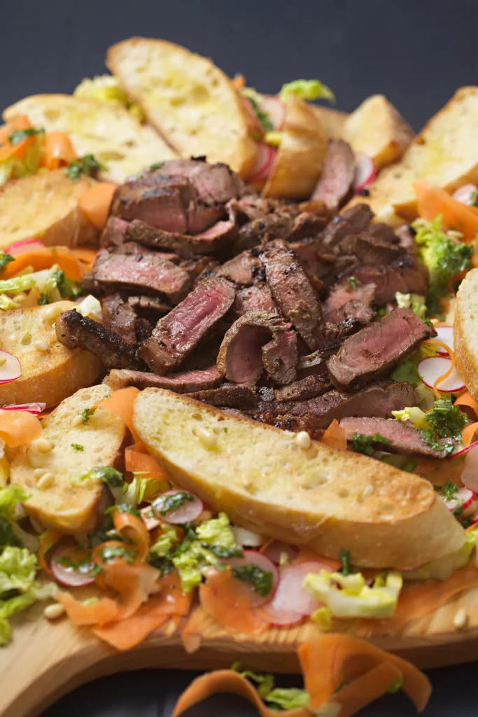 Easy Steak salad Recipe